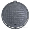 Round cast iron manhole cover drainage grid